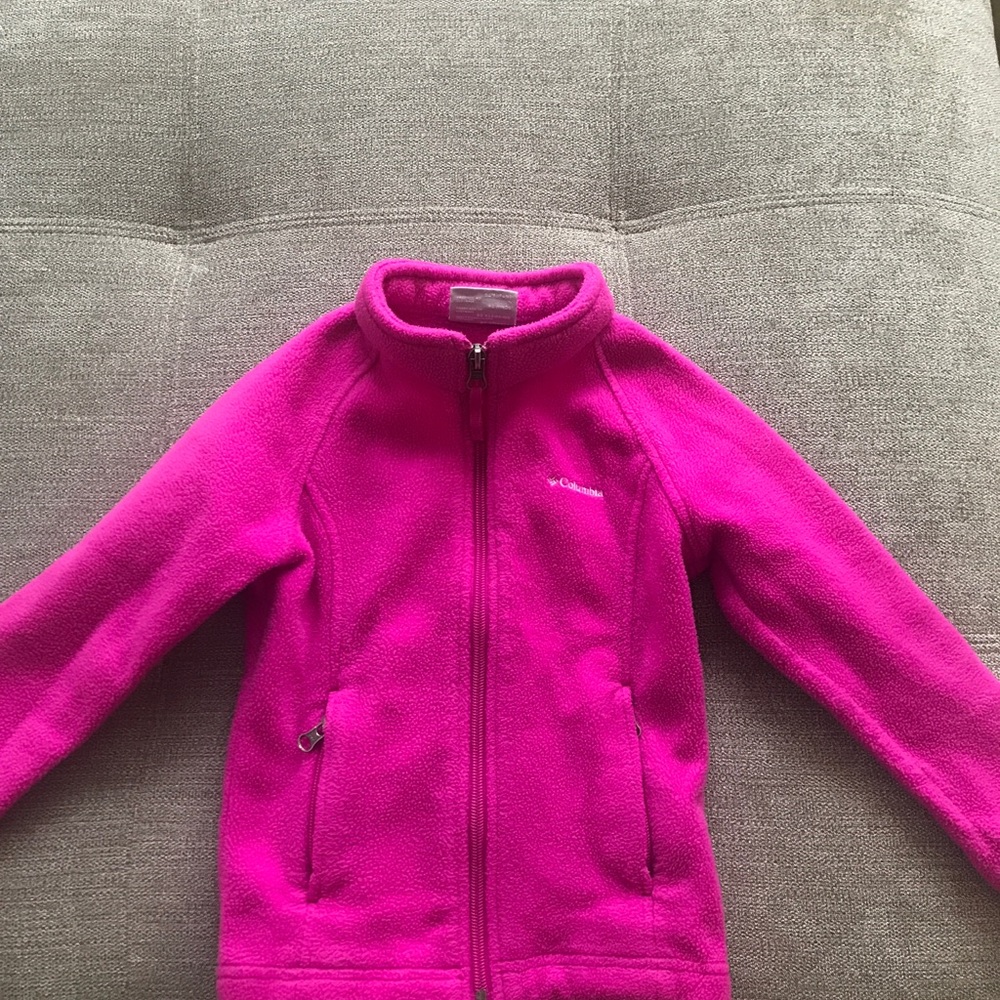 Girls Columbia Fleece Zip Up